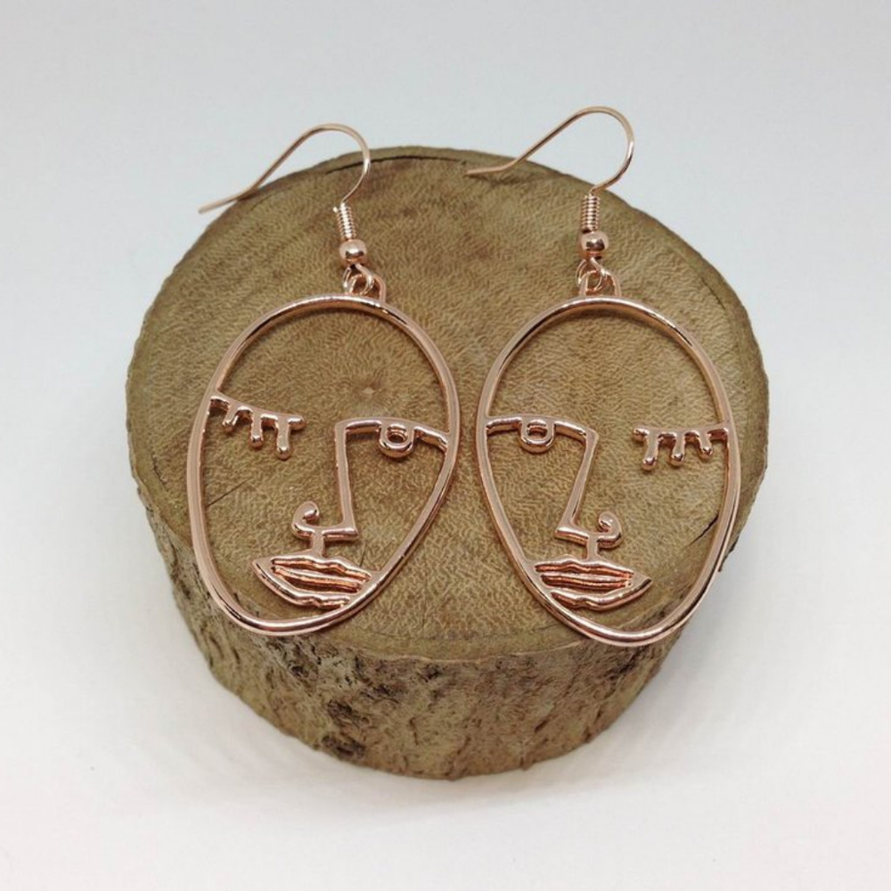 Picasso Face Earrings Abstract Earrings